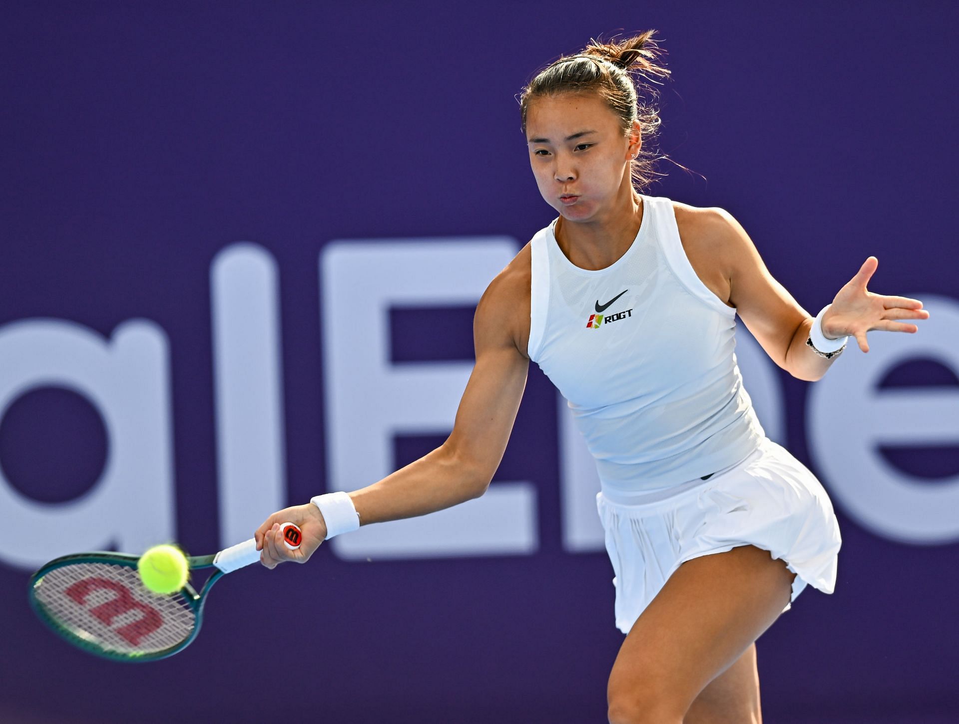 Yue Yuan faces a tricky opponent in the first round of the ATX Open (Image Source: Getty)