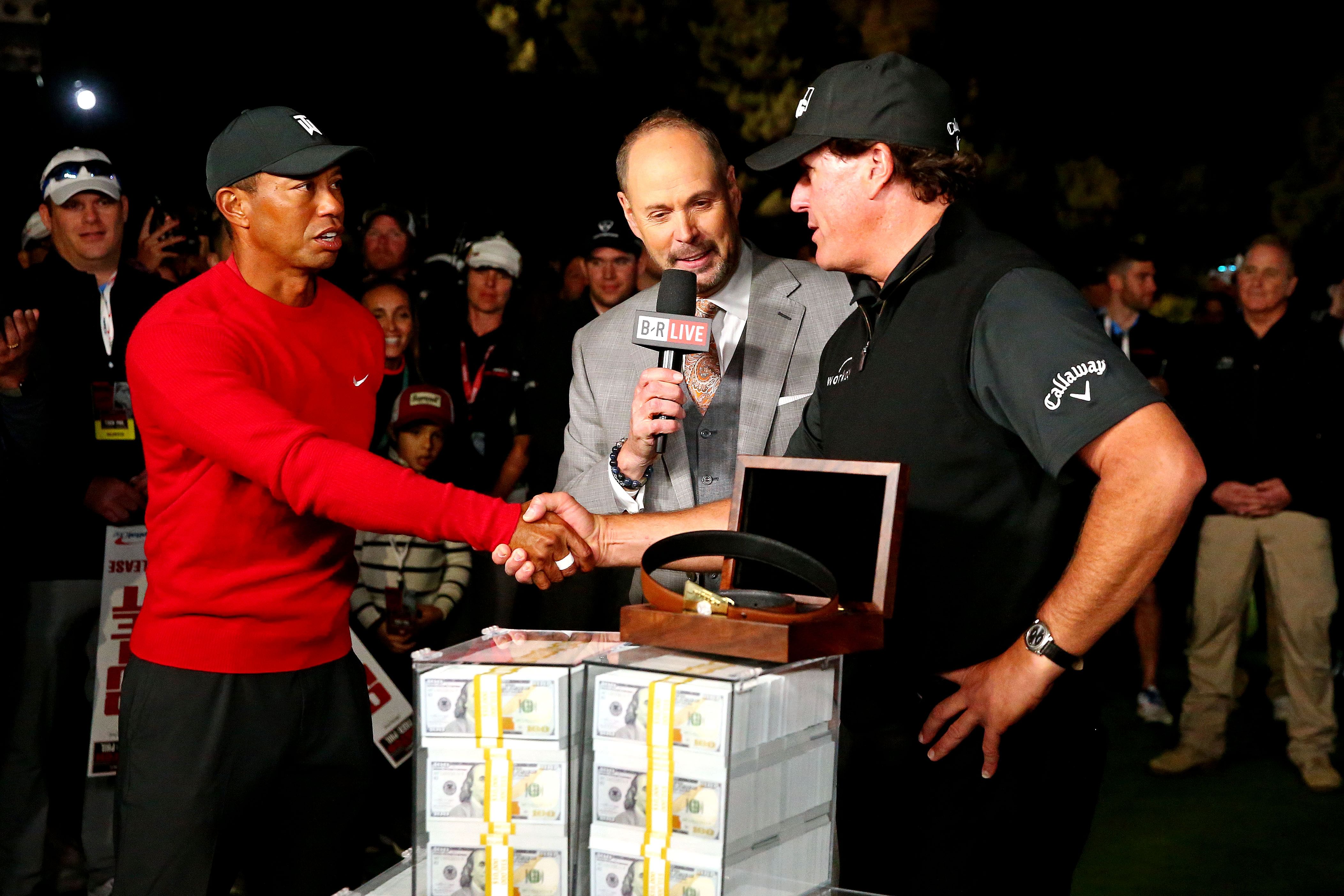 PGA: The Match: Tiger vs. Phil - Source: Imagn