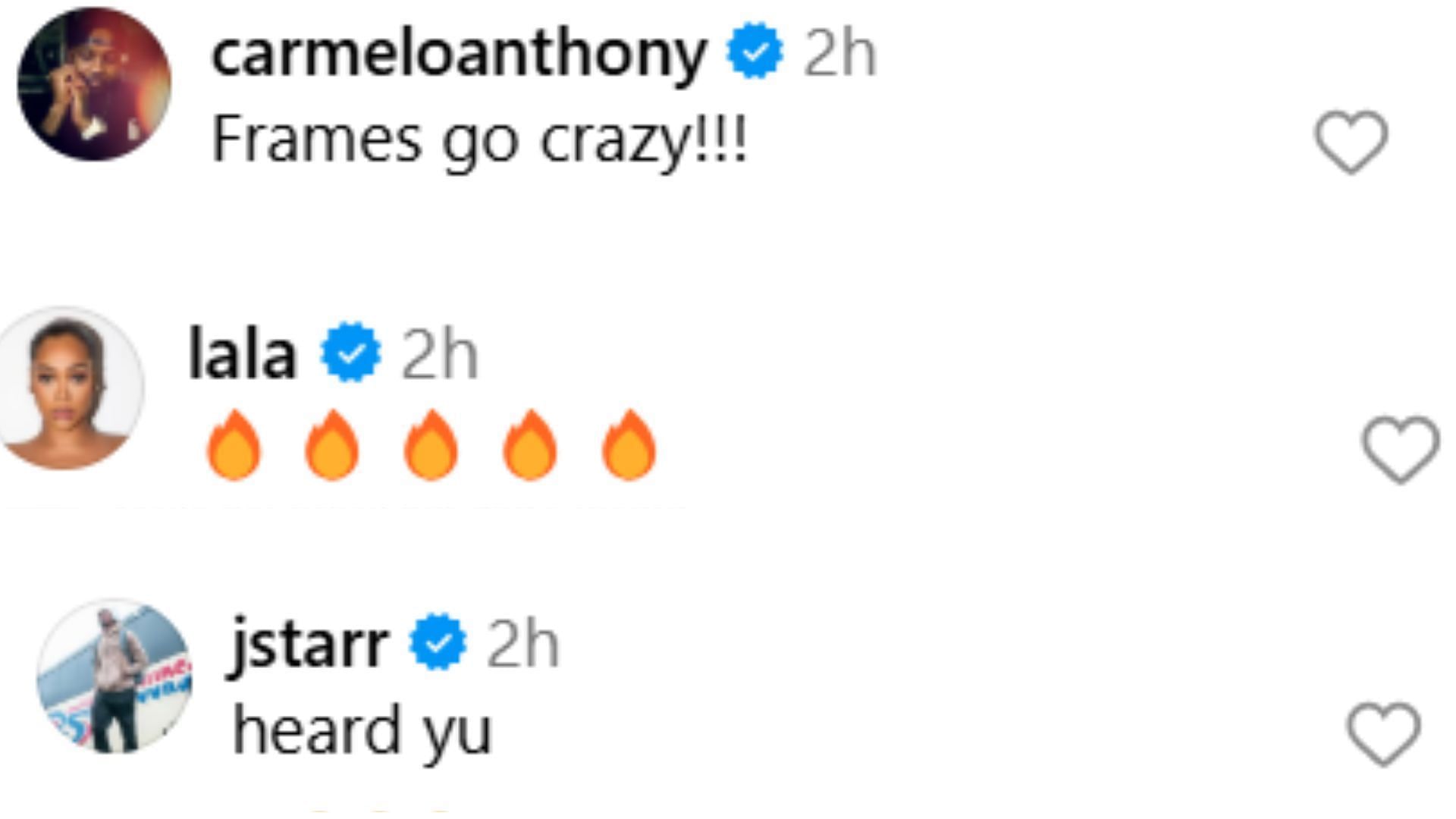 Carmelo Anthony and ex-wife LaLa share their reaction to son Kiyan Anthony rocking his new look at Madison Square Garden (Image: IG/@kiyananthony)