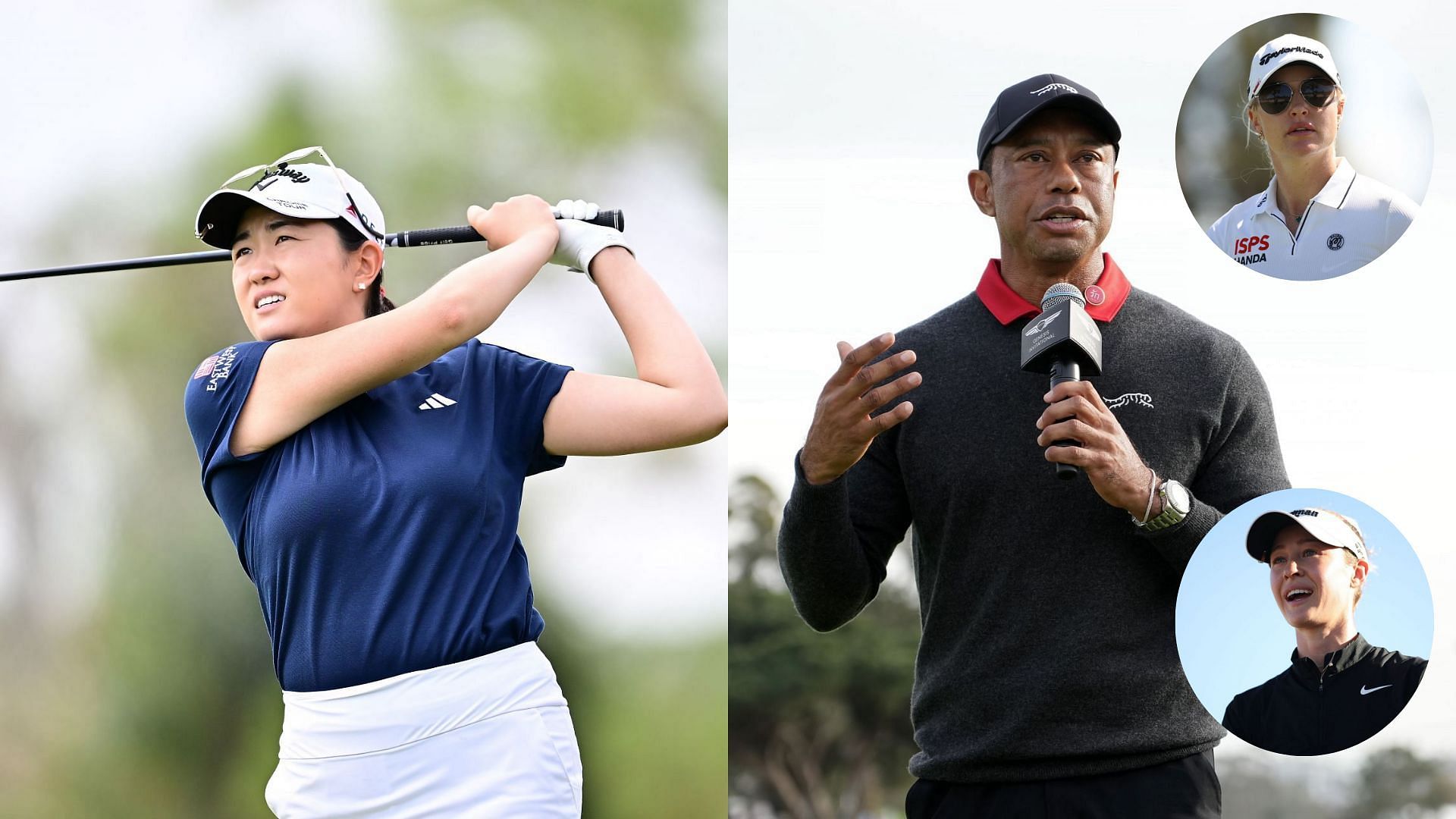 The inaugural season of TGL does not feature women golfers [All images via Getty]