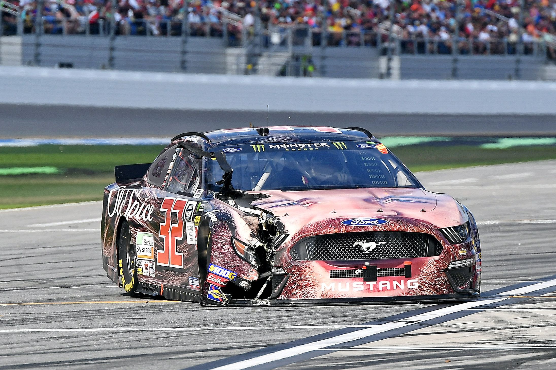 Corey LaJoie&#039;s #32 Ford at the Daytona International Speedway in 2019 - Source: Imagn