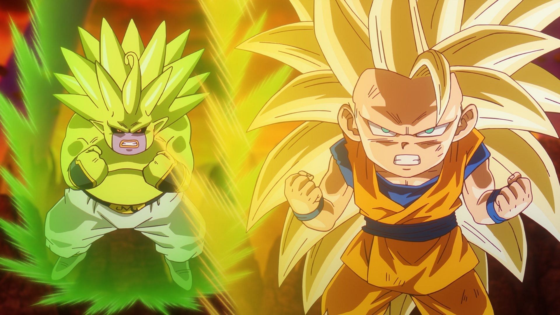 Majin Duu and Son Goku as seen in Dragon Ball Daima episode 18 (Image via Toei Animation)