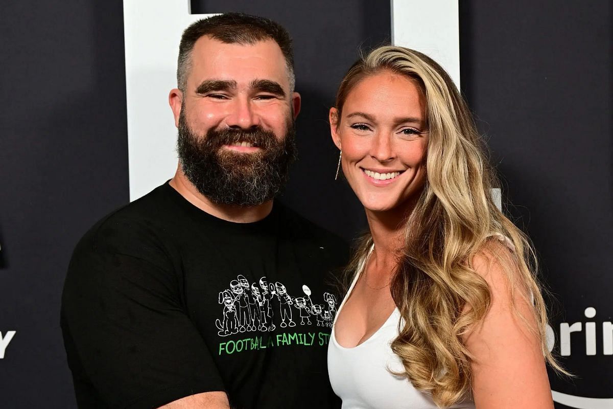 Jason Kelce&rsquo;s wife Kylie plans to keep a check on ex-Eagles star at Super Bowl 59 (Image Credits - GETTY)