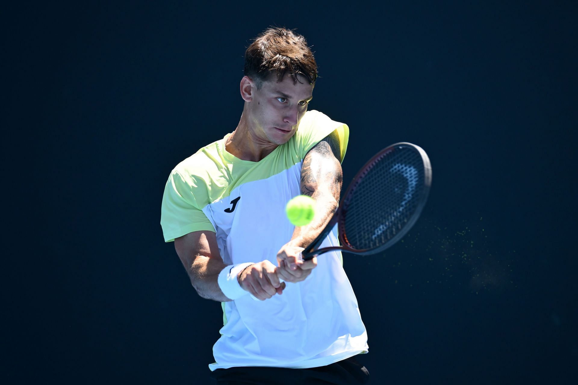 Camili Ugo Carabelli at the 2025 Australian Open - Source: Getty