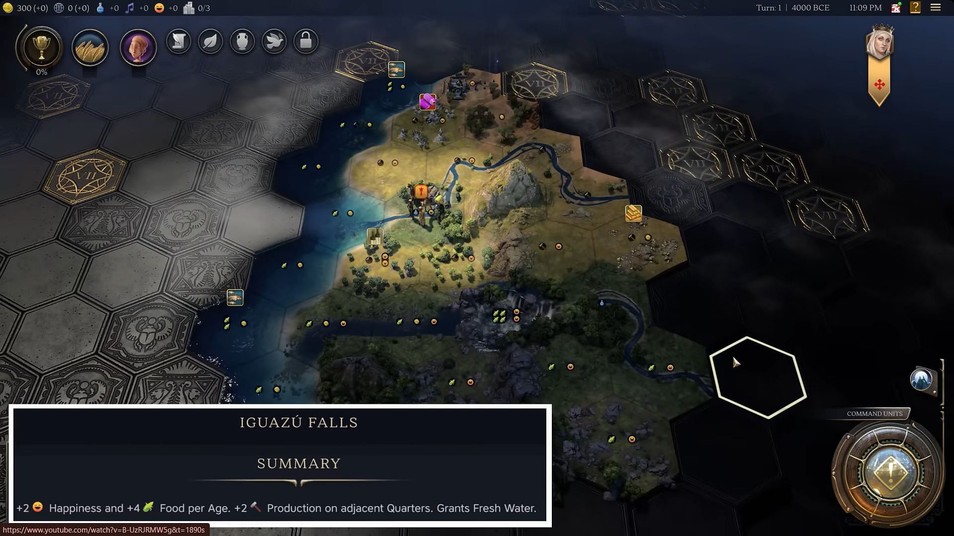 Ignazu falls in Civilization 7 (Image via 2K Games|| Youtube/@One More Turn)