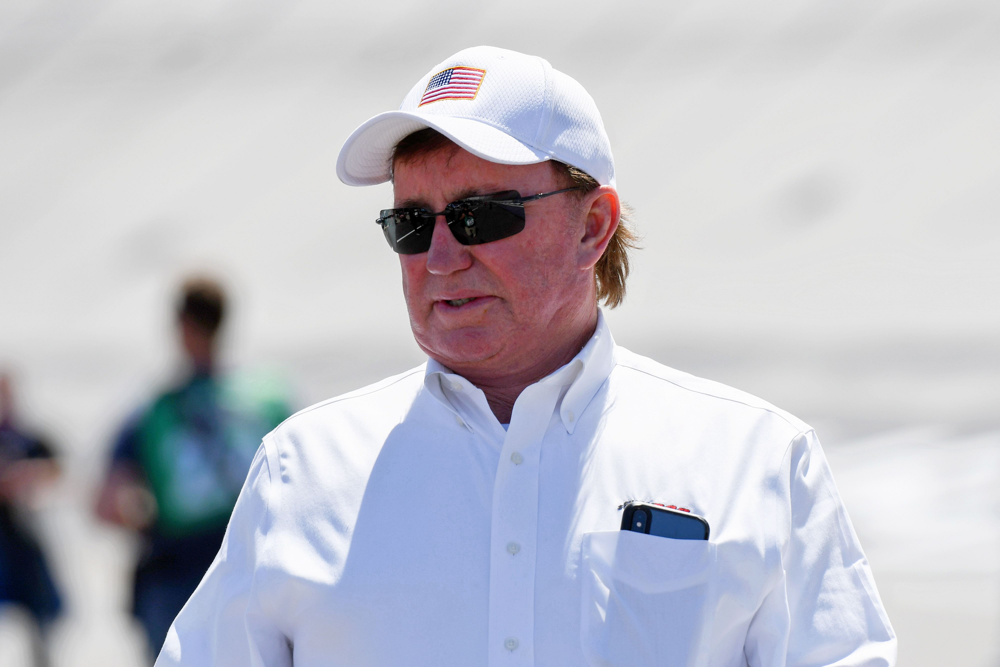 Apr 5, 2019; Bristol, TN, USA; NASCAR car owner Richard Childress before practice for the Food City 500 at Bristol Motor Speedway. Mandatory Credit: Randy Sartin-Imagn Images - Source: Imagn