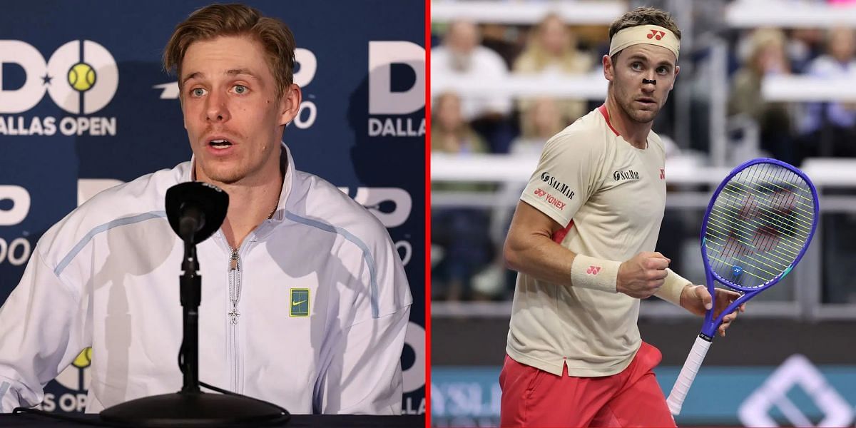 Denis Shapovalov (L) Casper Ruud (R). (Images: All via Getty)