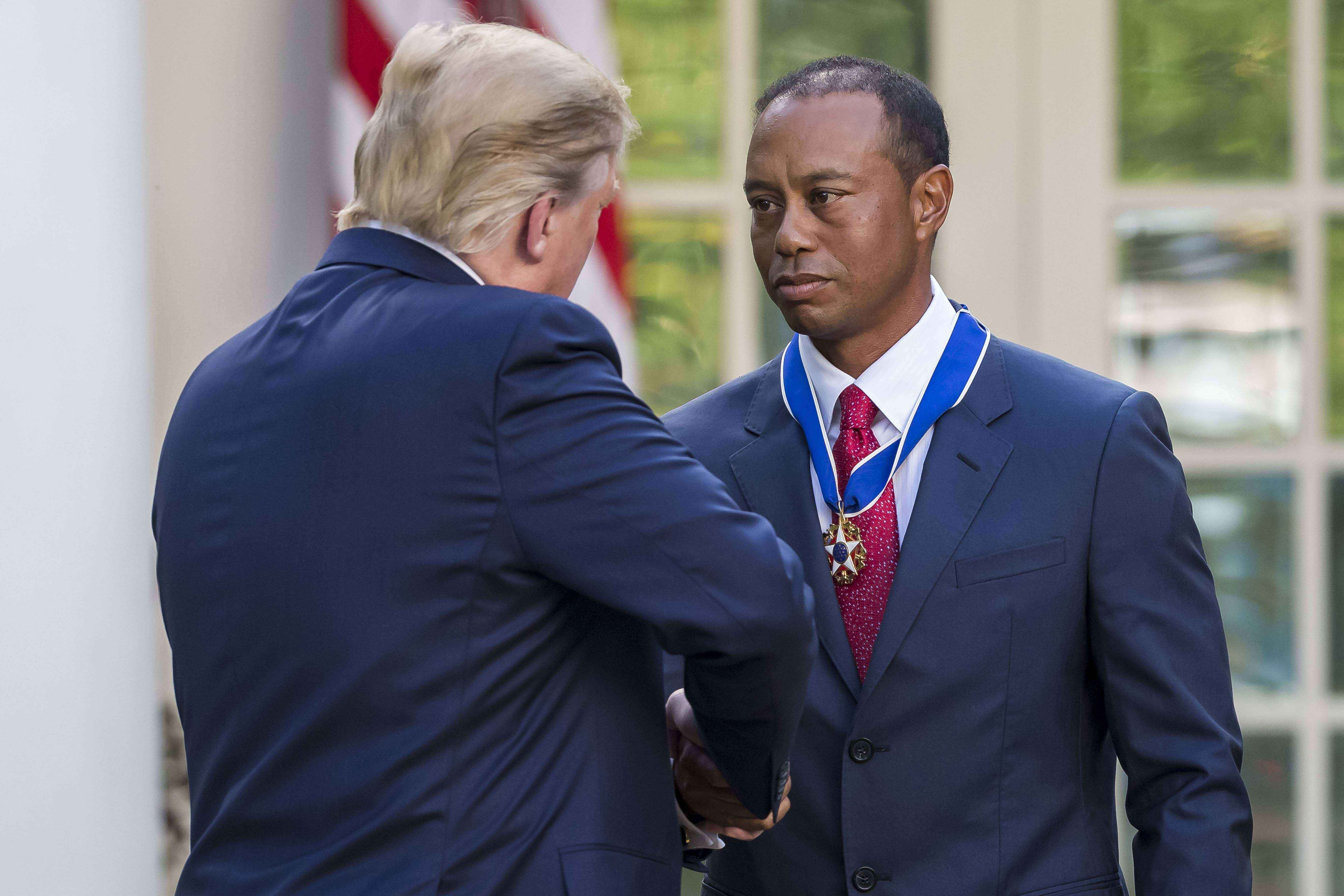 Sad details from Tiger Woods&rsquo; meeting with Donald Trump &amp; PIF Governer come to light (Imagn)