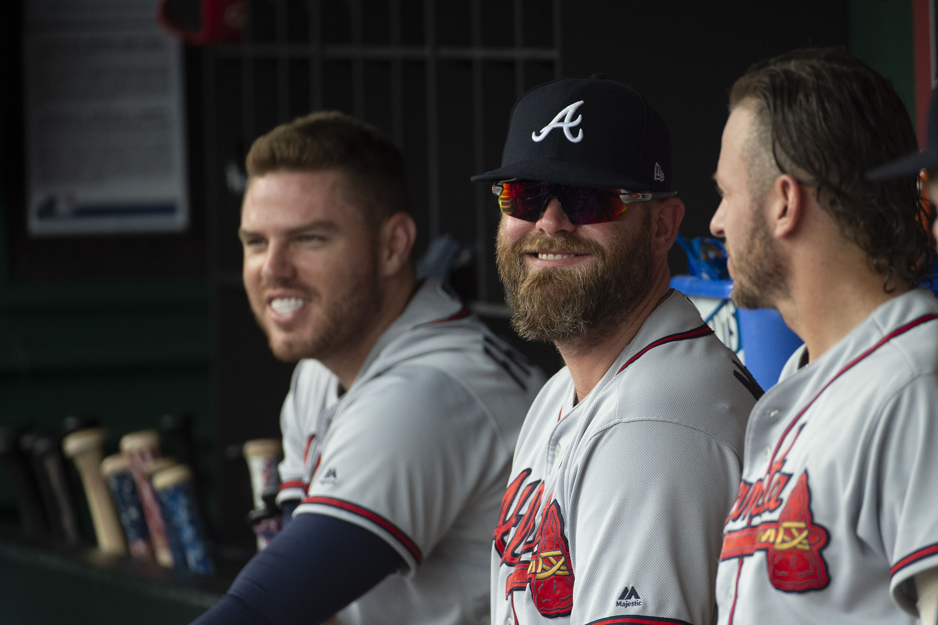 Brian McCann and Freddie Freeman were teammates for four years with the Braves (Image Source: IMAGN)