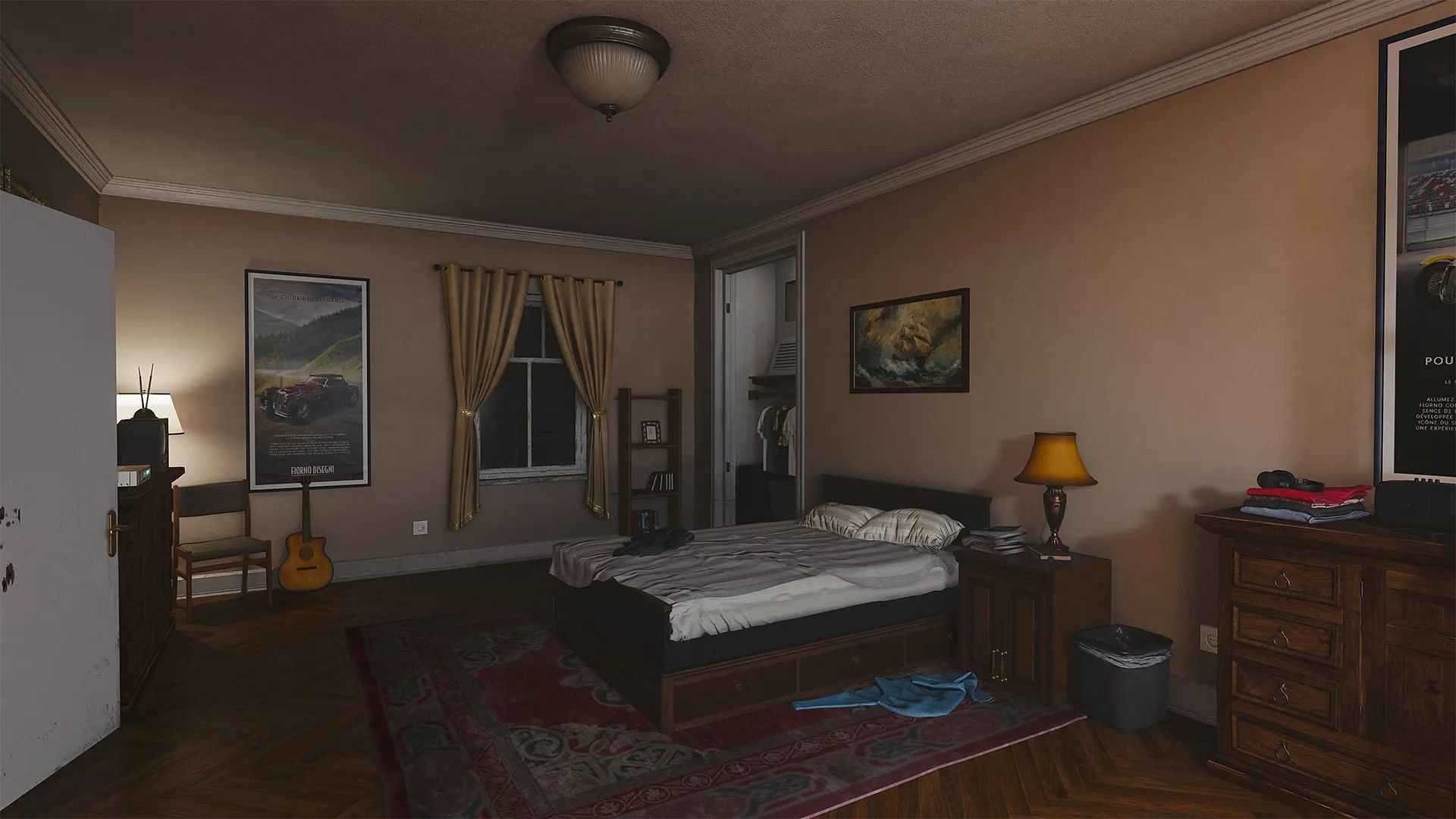 Secret Grenade spot inside the Bedroom on the Stakeout map in Black Ops 6