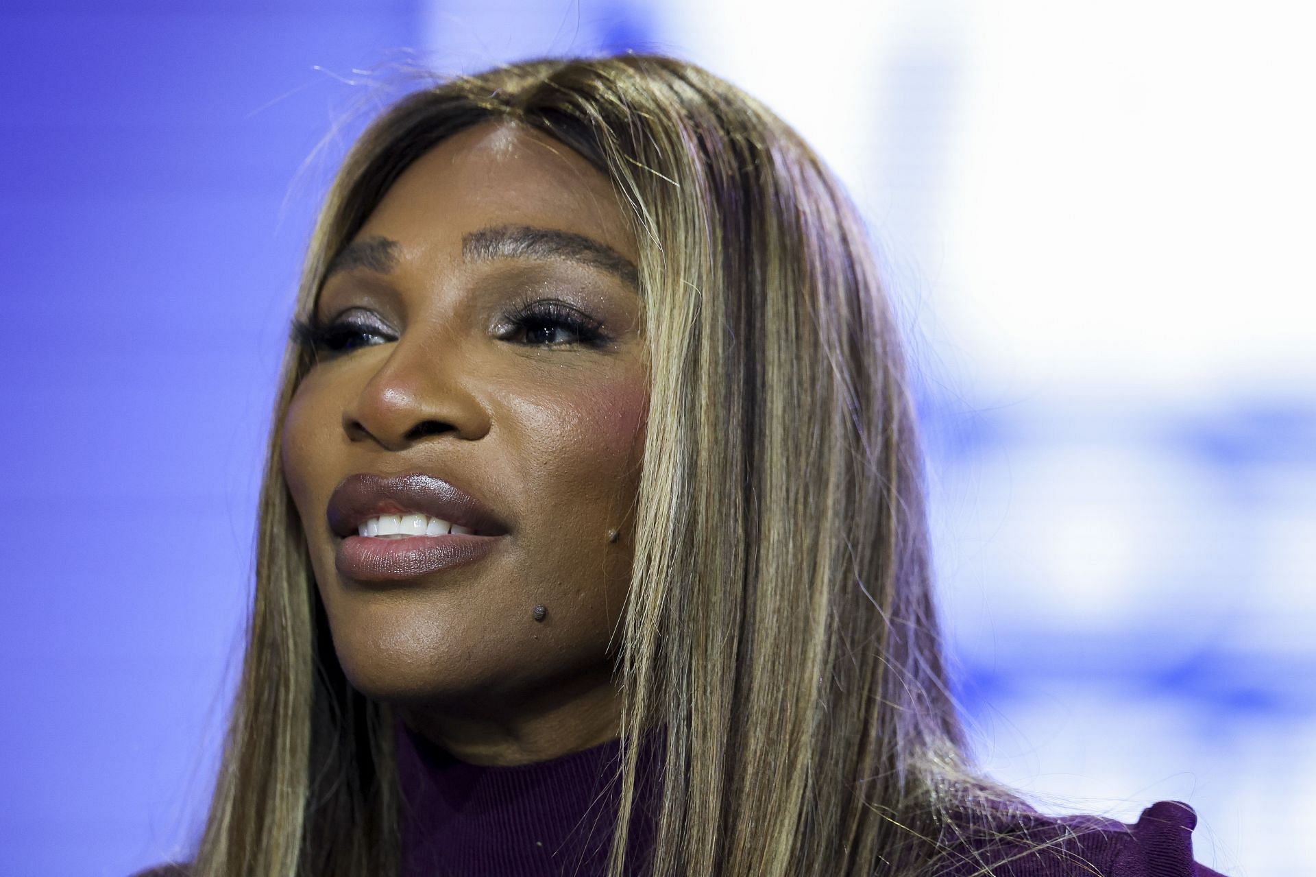 Serena Williams speaking at an event - Image Source: Getty