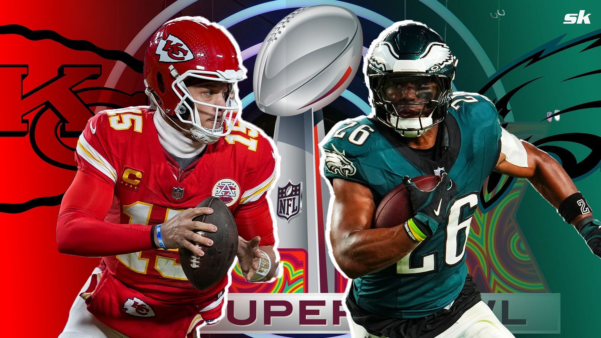 Kansas City Chiefs vs. Philadelphia Eagles Super Bowl LIX: Box score, player stats, and summary ft. Patrick Mahomes. Saquon Barkley