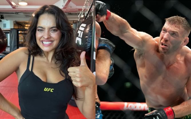 Nina-Marie Daniele looks back at the time Dricus Du Plessis explained his fighting style to her ahead of Sean Strickland fight