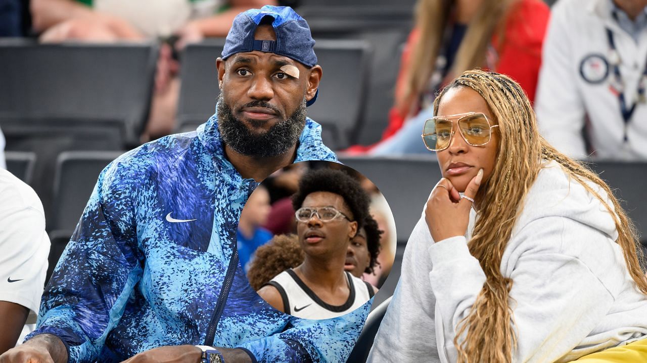 LeBron James&rsquo; wife Savannah James drops heartfelt reaction on Bryce James&rsquo; spectacular highlight reel (Images via: Getty, IMAGN)