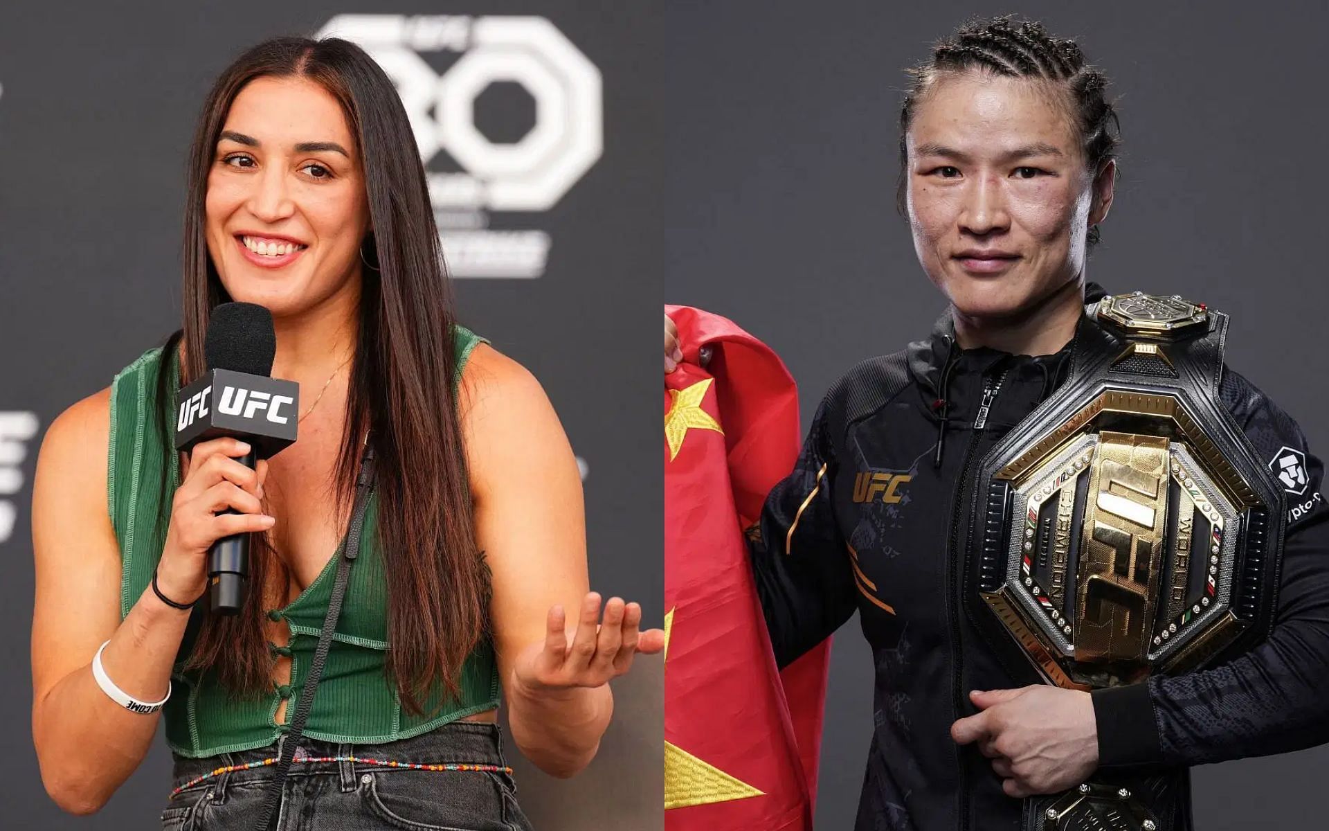 Tatiana Suarez predicts outcome of  UFC 312 title fight against Zhang Weili [Image courtesy: Getty Images]