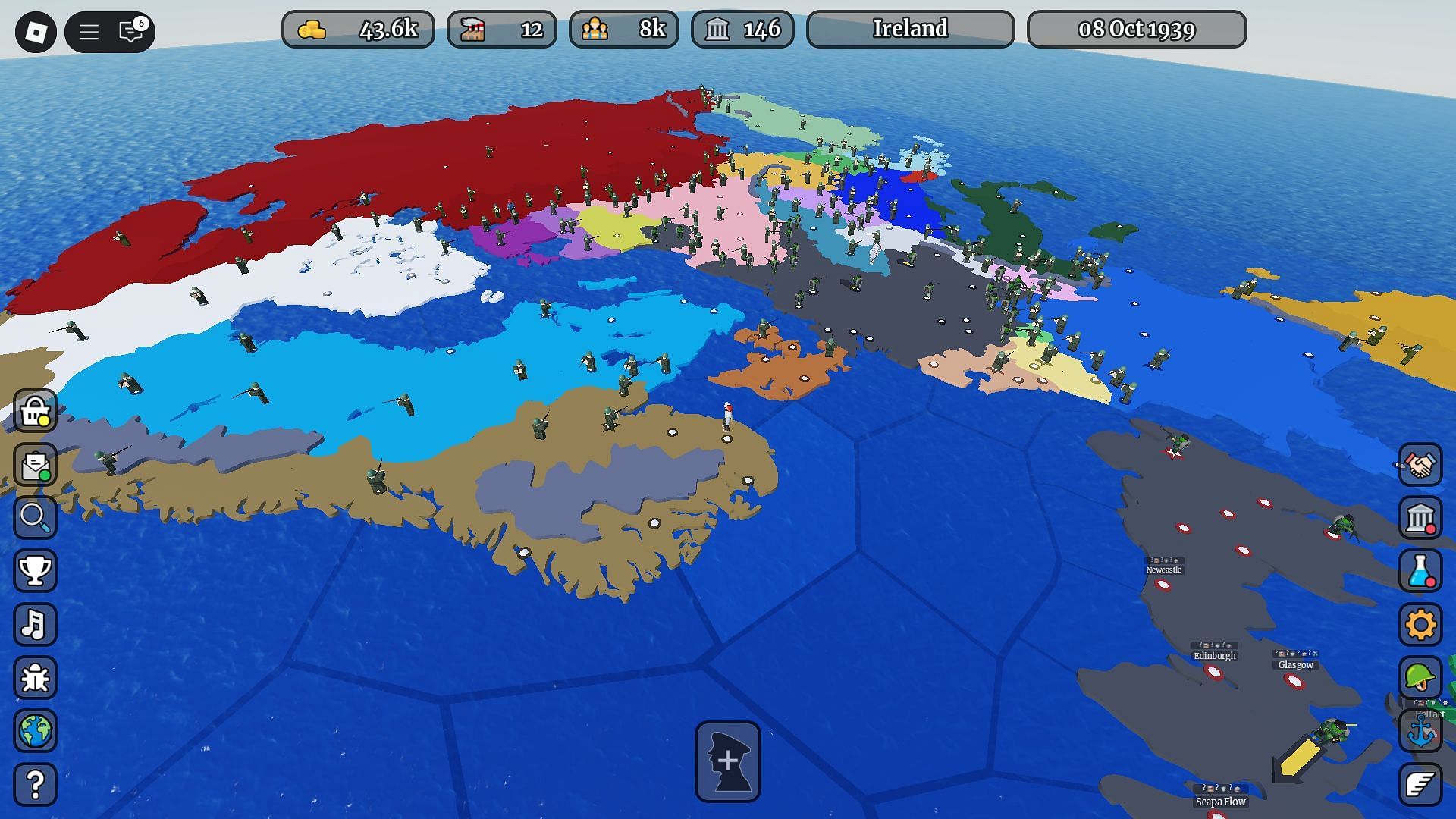 World map (Image via Roblox)