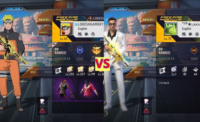 Lokesh Gamer vs Laka Gaming: किसके Free Fire MAX में बेहतर क्लैश स्क्वाड स्टैट्स हैं?
