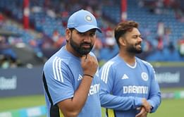 Rohit Sharma enjoys a swim while Rishabh Pant relaxes by the pool ahead of the 3rd 2025 ODI against England [Watch]