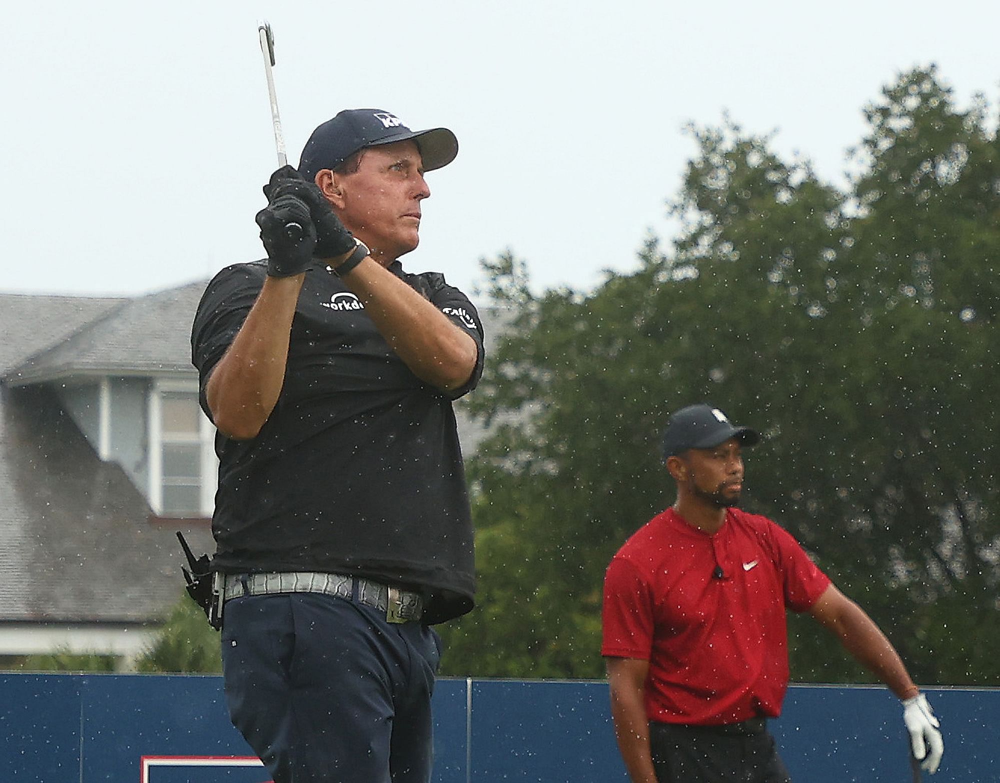 Phil Mickelson and Tiger Woods&#039; at The Match-Champions for Charity (Image Source: Imagn)