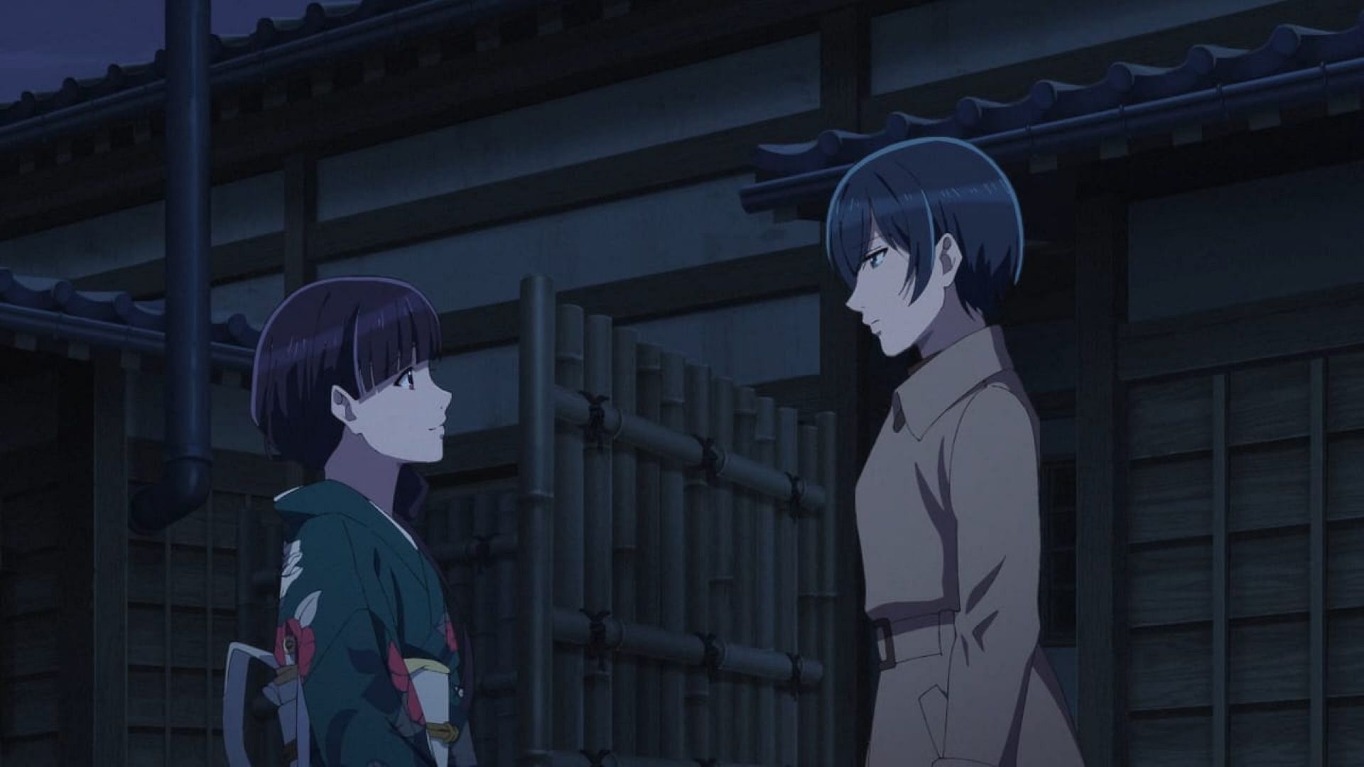 Miyo and Kaoruko in the episode (Image via Kinema Citrus)