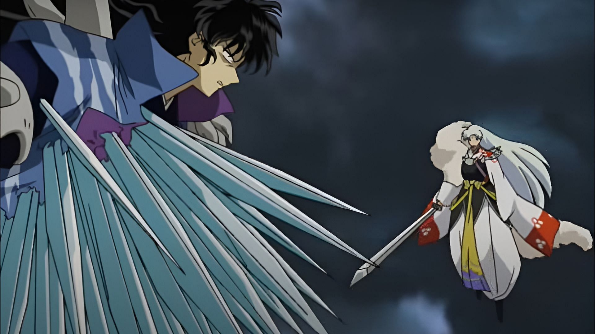 Inuyasha vs. Naraku (Image via Sunrise Studio)