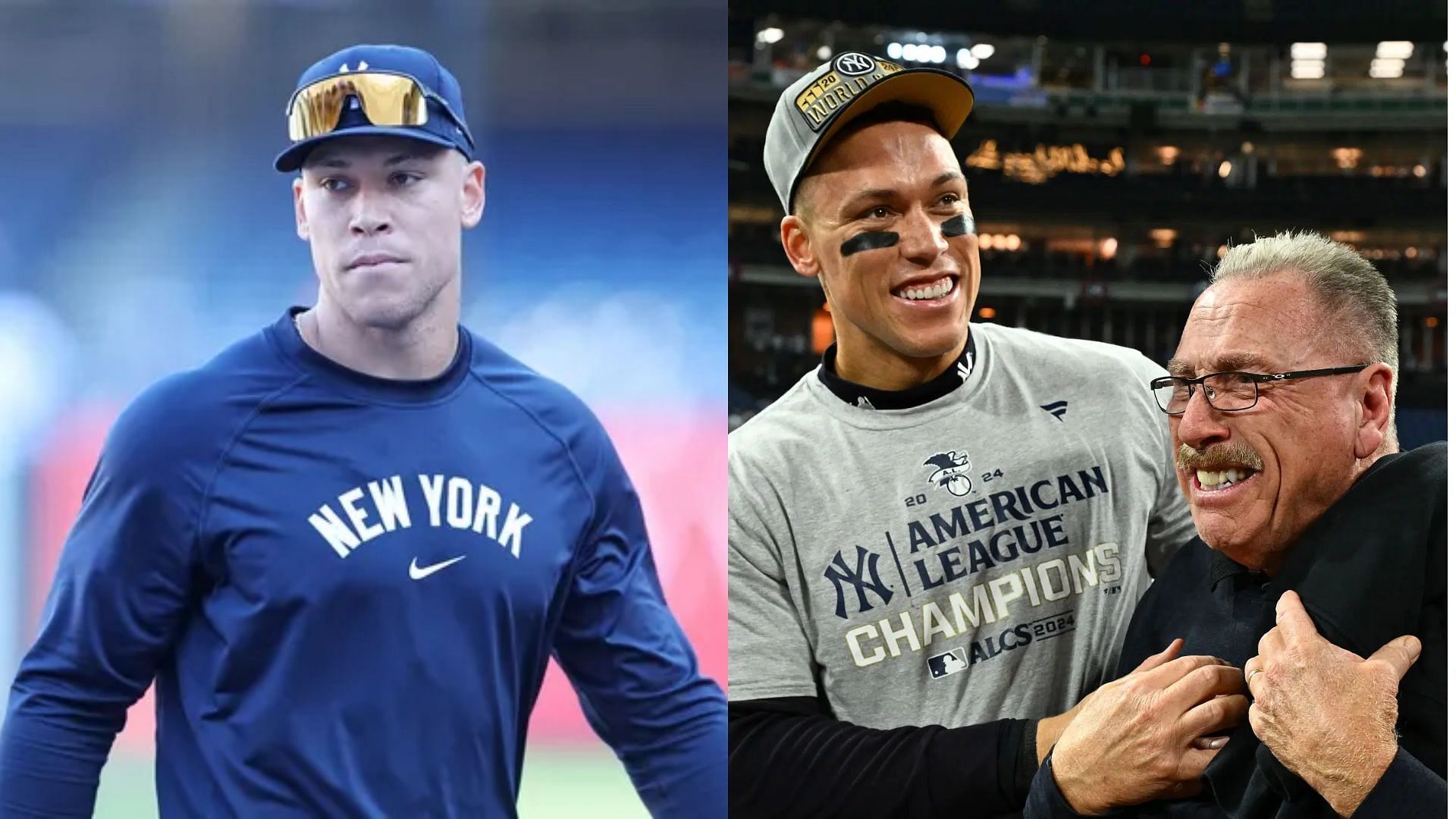 New York Yankees Slugger Aaron Judge &amp; His Dad, Wayne