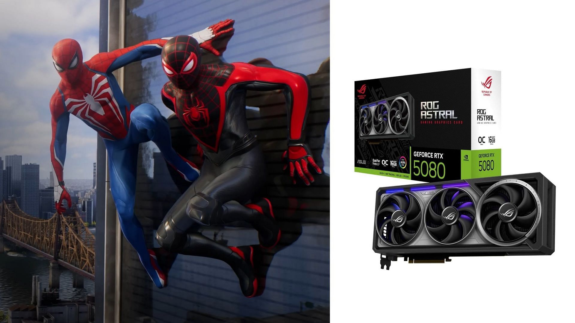 Picture of Spider-Man 2 with ASUS RTX 5080