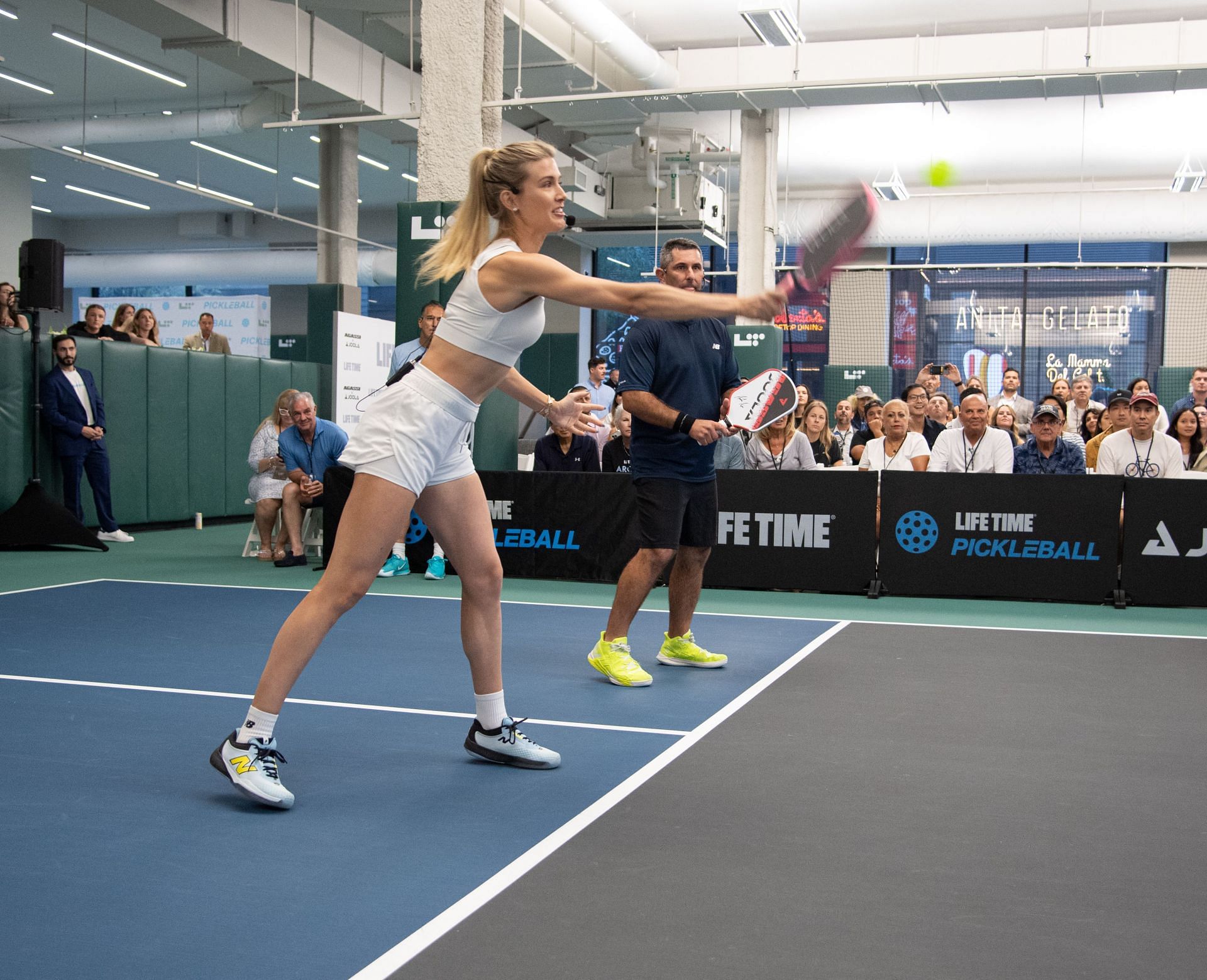 Eugenie Bouchard and World&#039;s Top Pros Play Pickleball at Life Time PENN 1 - Source: Getty