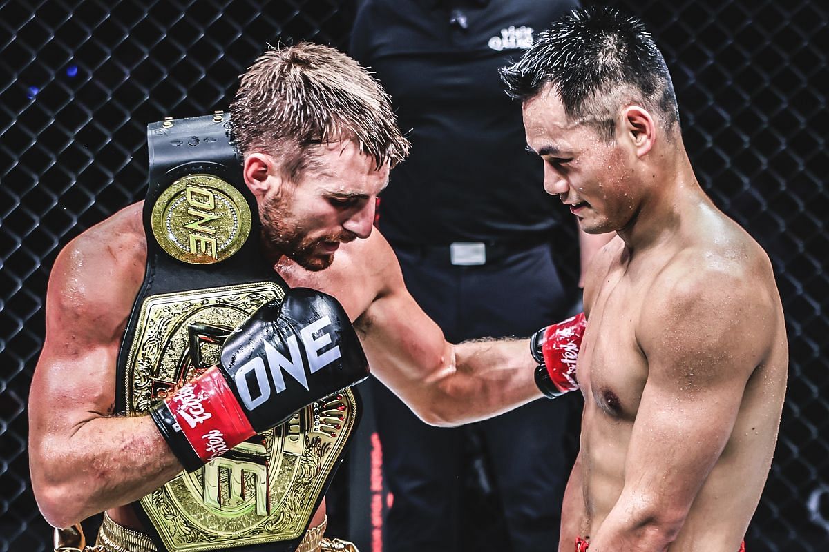 Jonathan Haggerty (L) and Wei Rui (R) | Image credit: ONE Championship