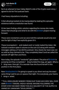 FaZe Banks releases statement explaining leaked podcast episode with