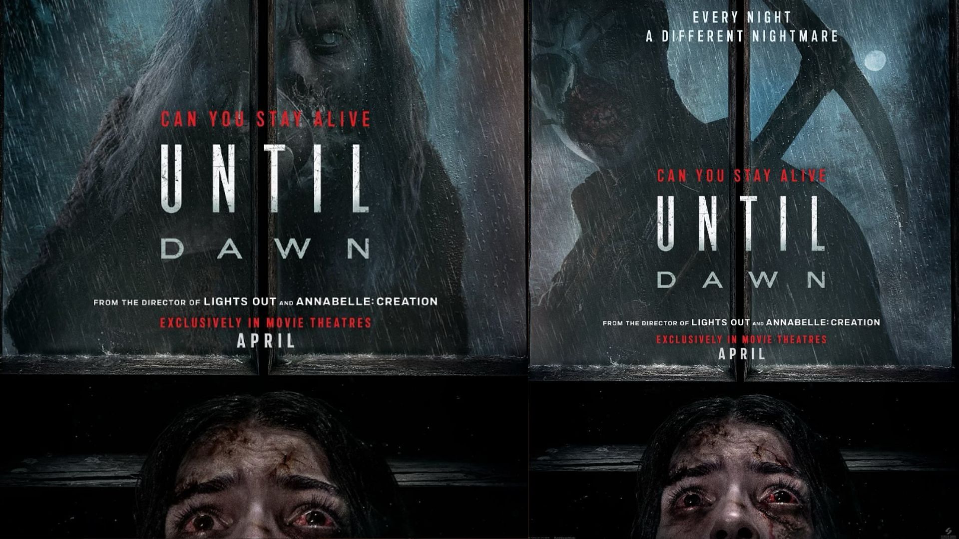 Remaining posters of the movie (Image via Instagram/@untildawnmovie)