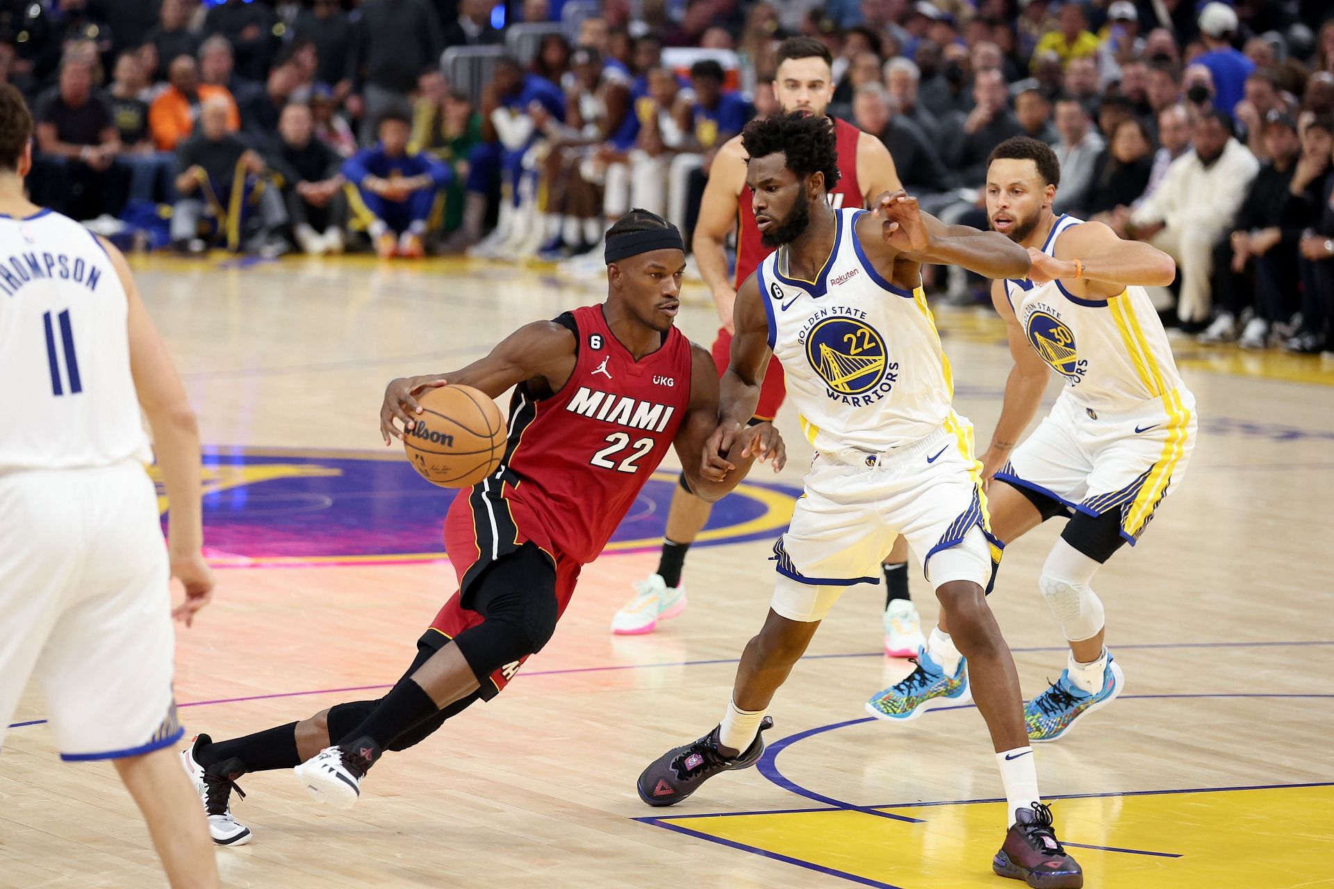 Kendrick Perkins gives hilarious analogy for Warriors-Jimmy Butler trade. -- Photo by GETTY