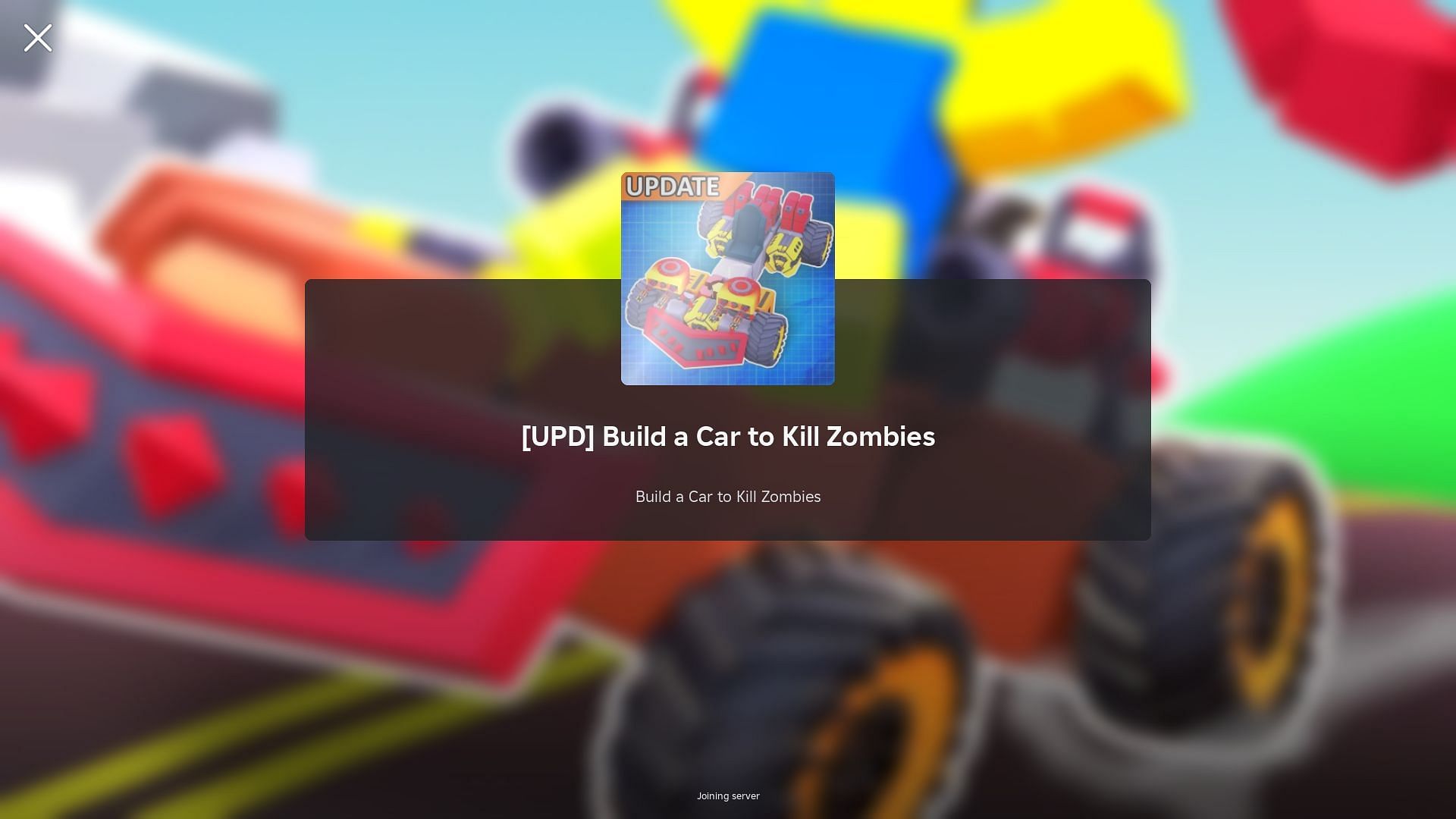 Roblox Build a Car to Kill Zombies