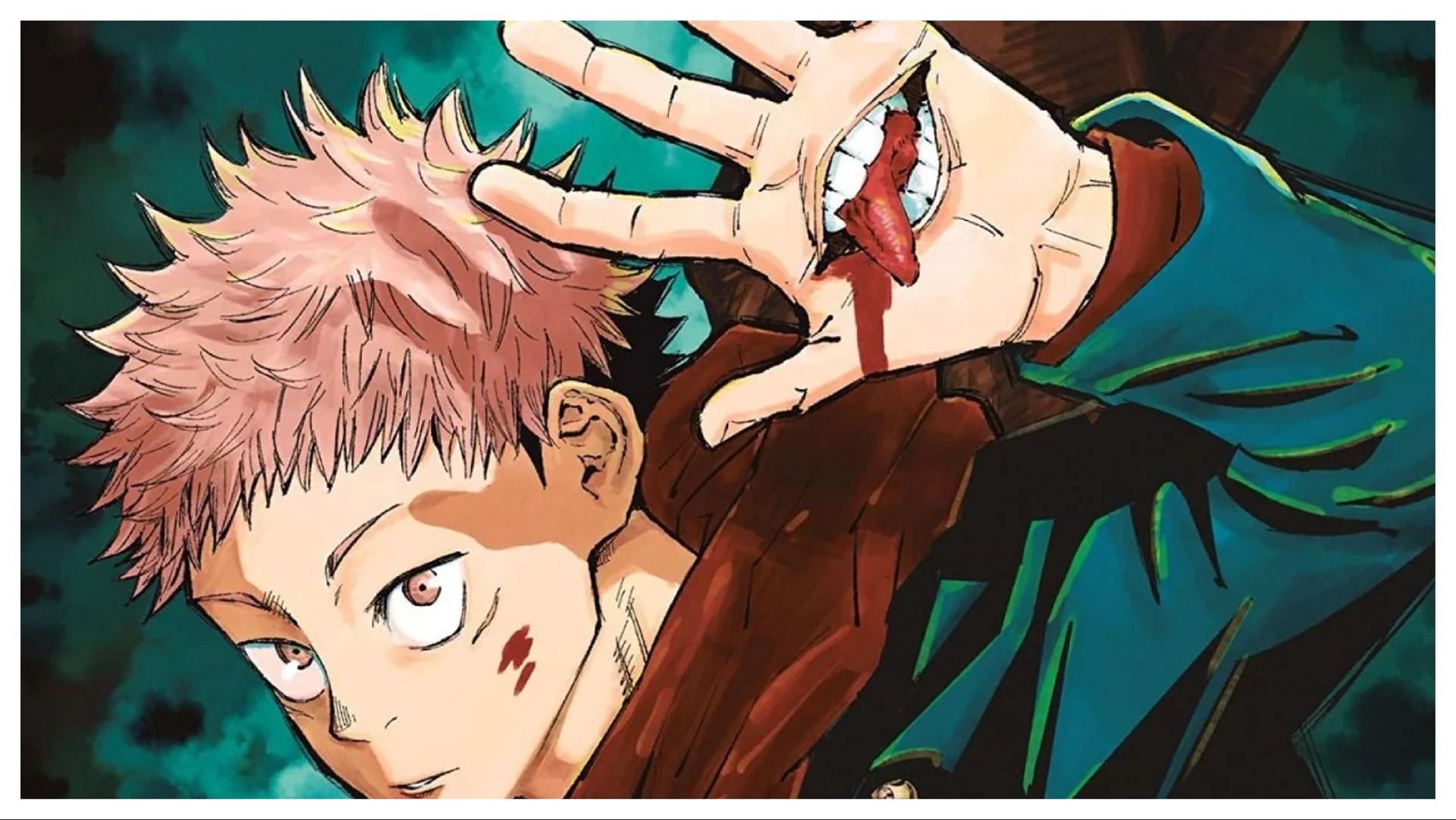 Itadori Yuji from Jujutsu Kaisen manga (Image via ViZ Media/Shueisha)