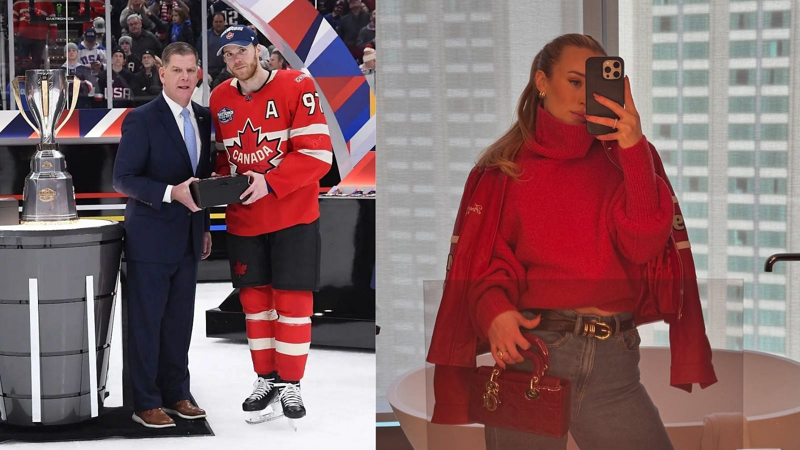 Connor McDavid&rsquo;s wife Lauren Kyle pens 4-word reaction to beau winning 4 Nations Faceoff championship game with Team Canada