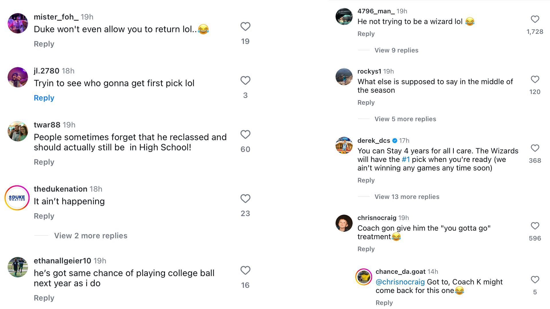 Hoops fans react to Instagram post about Cooper Flagg&rsquo;s possible shocking future decision - Image source: Instagram/sportscenternext