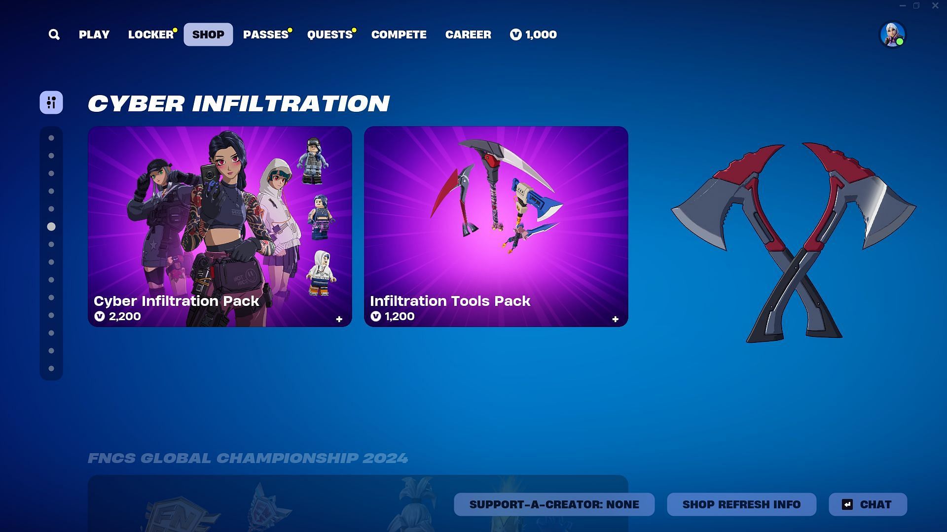 You can now purchase the Infiltration Tools Pack in Fortnite (Image via Epic Games)