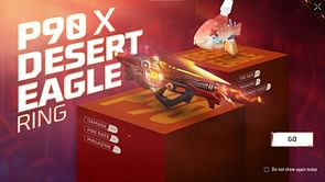 Free Fire P90 x Desert Eagle Ring event: Rewards, duration, and more