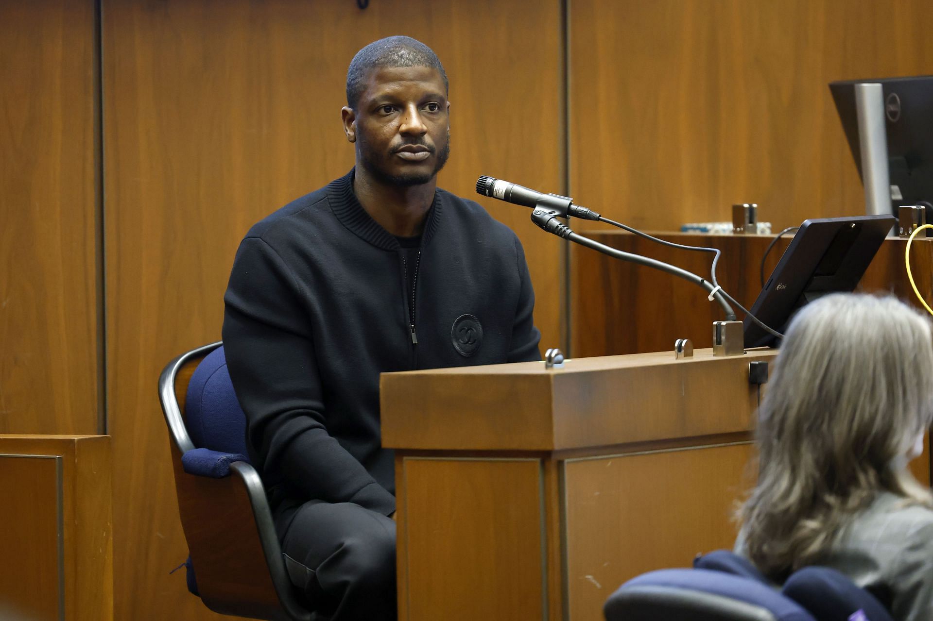 A$AP Relli testifies during the A$AP Rocky trial for felony assault charges at Clara Shortridge Foltz Criminal Justice Center on January 29, 2025 in Los Angeles, California. (Image via Getty)