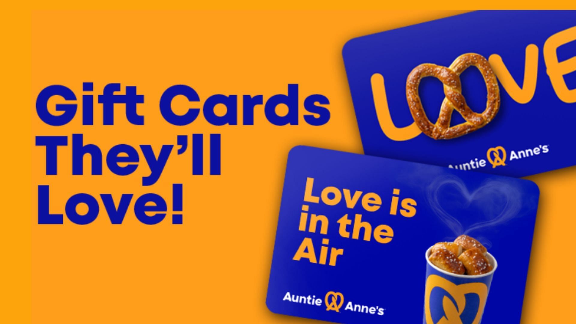 BOGO offer on Auntie Anne&rsquo;s gift card (Image via Auntie Anne&rsquo;s)