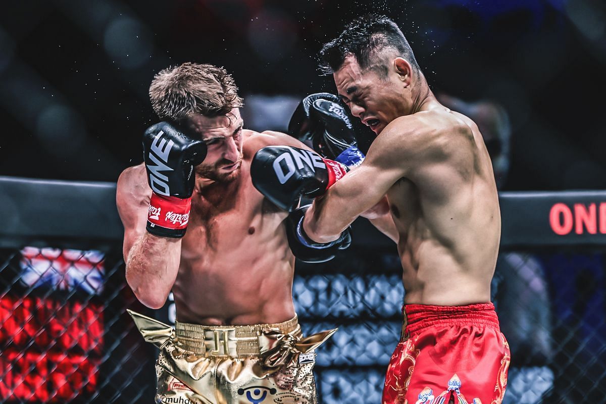 Jonathan Haggerty (left), Wei Rui (right) [Photo via ONE Championship]