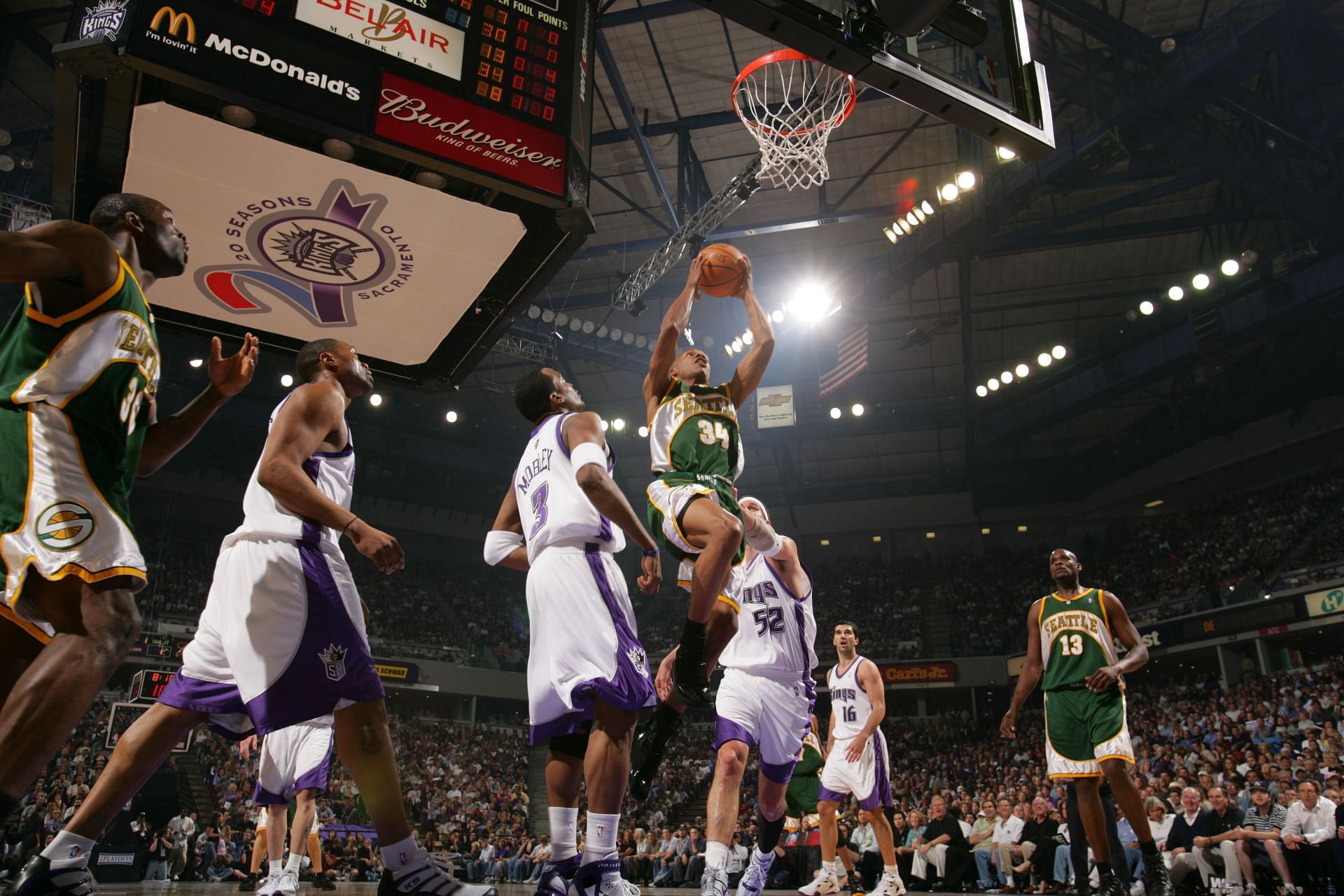 &lt;a href=&#039;https://www.sportskeeda.com/basketball/ray-allen&#039; target=&#039;_blank&#039; rel=&#039;noopener noreferrer&#039;&gt;Ray Allen&lt;/a&gt;, Seattle&#039;s last All-Star, in action for the team - Source: Getty