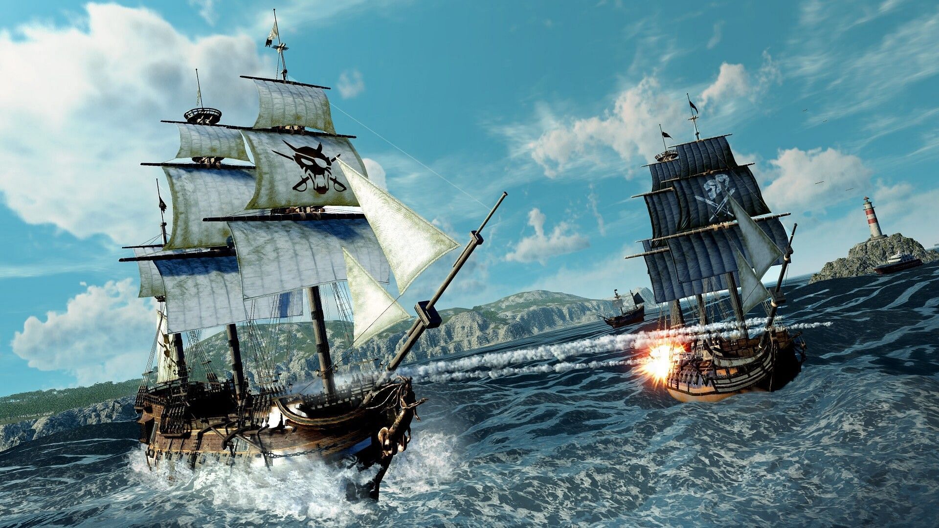 Enjoy sea battle in Like A Dragon: Pirate Yakuza in Hawaii (Image via SEGA)