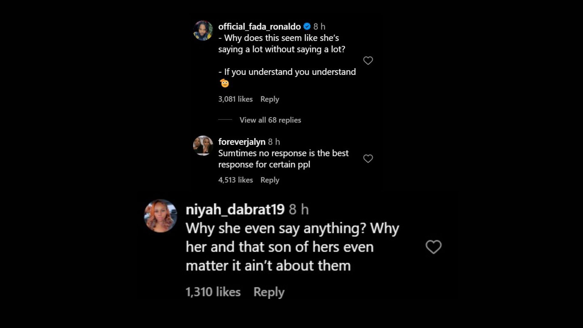 Netizens talk about Blueface&#039;s mother. [Image via Instagram/@theshaderoom]