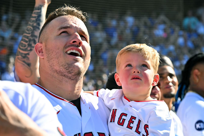 Mike Trout’s son Beckham idolizes a 25-year-old phenom after his Angels superstar dad
