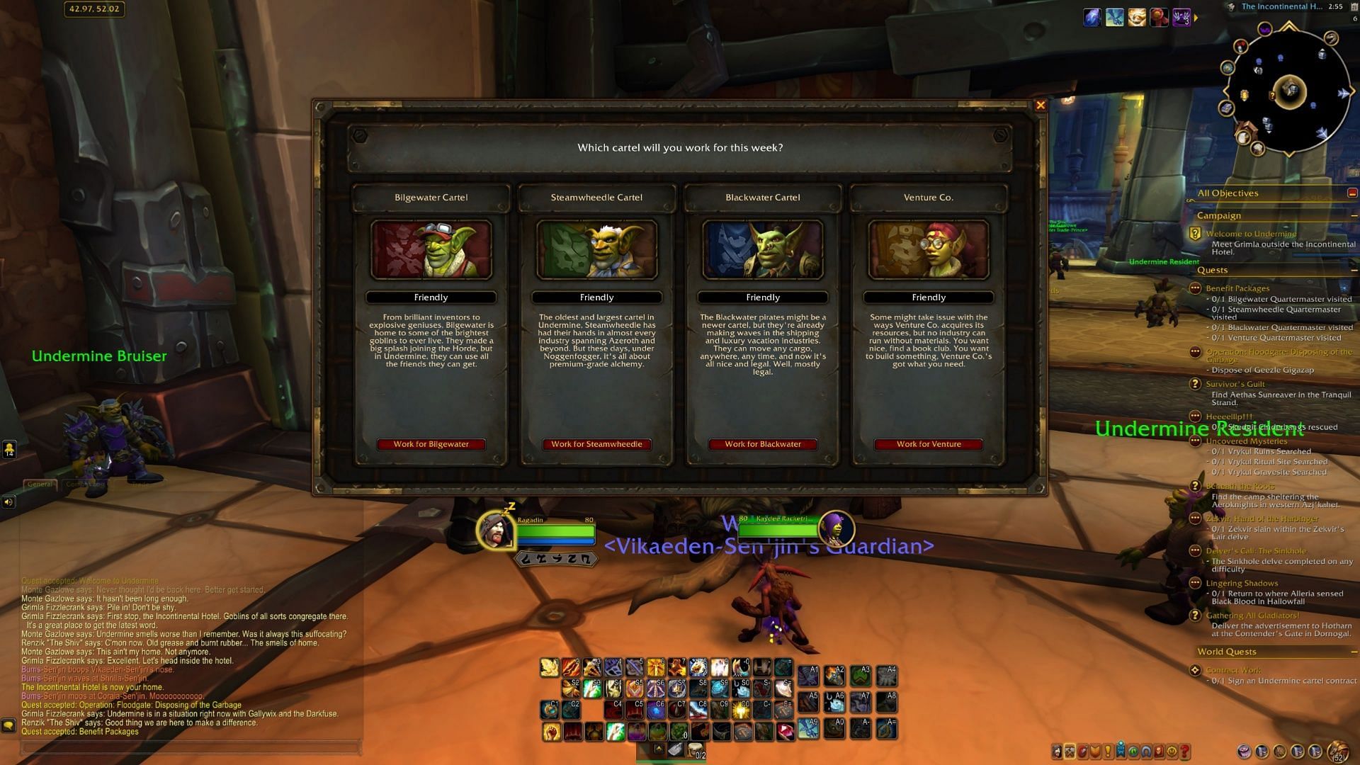 Which Undermine Cartel is right for you in WoW? (Image via Blizzard Entertainment)