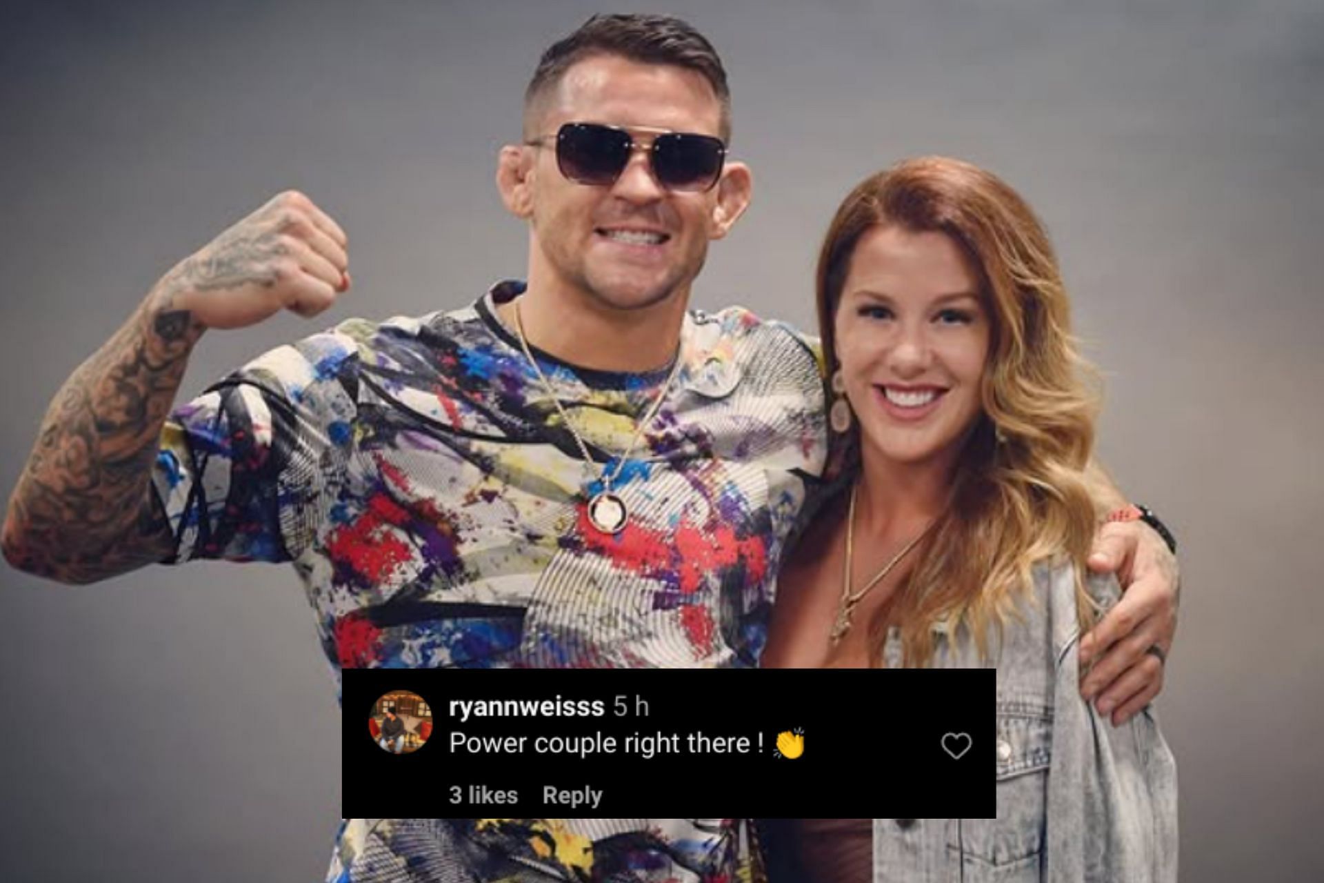 Dustin Poirier shares heartfelt valentine&rsquo;s day post on Instagram, dedicated to his wife Jolie Poirier, and fans flock to the comment section to share their reactions [Image Source: @mrsjoliepoirier on Instagram]