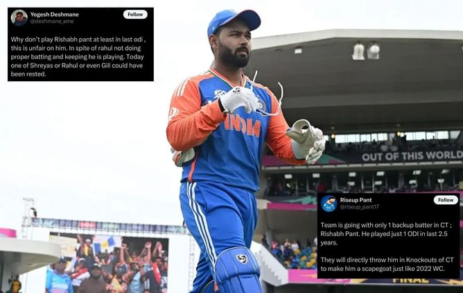 "What kind of management is this?" - Fans upset as Rishabh Pant is benched for IND vs ENG 2025 3rd ODI