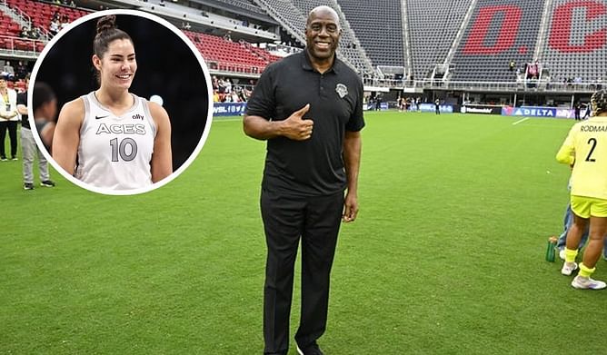 "Just what my Sparks needed" - Elated Magic Johnson fired up over Kelsey Plum pairing with Cameron Brink in LA