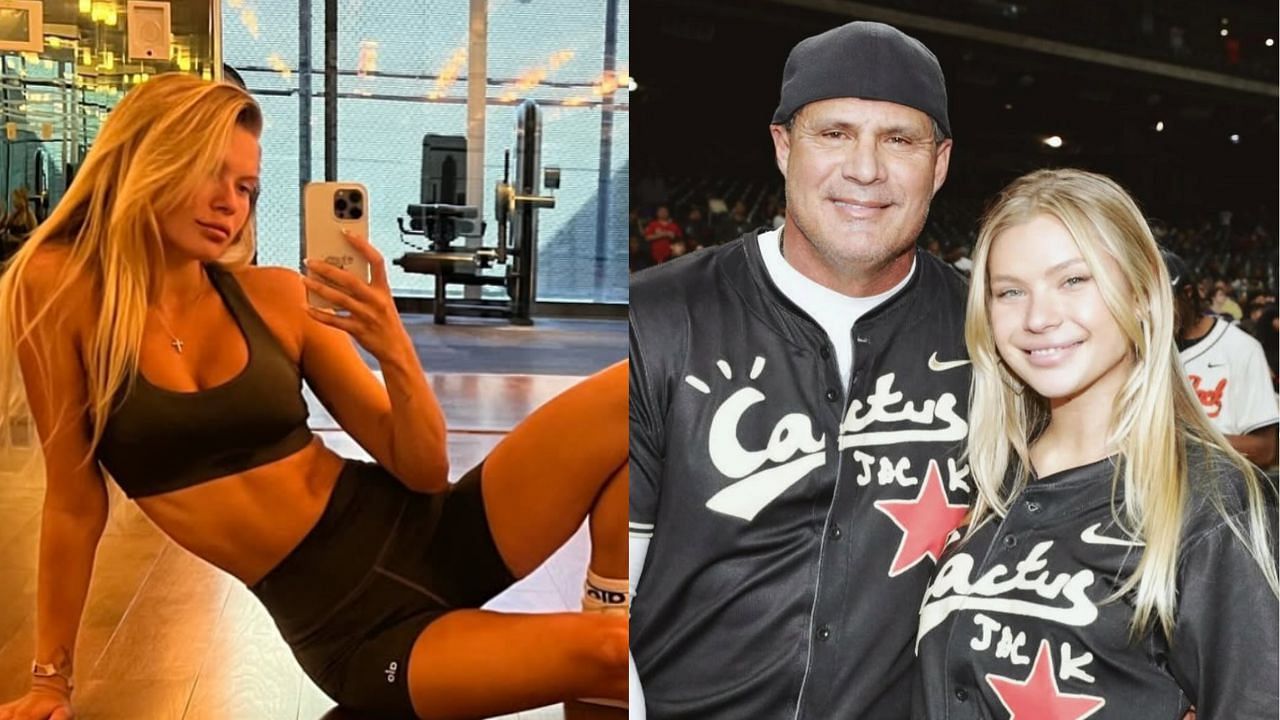 Jose Canseco with his daughter, Josie (Images from - Instagram.com/@josiecanseco)